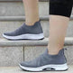 Casual Slip-on Mesh Sports Shoes Flying Woven Soft Breathable  Running Walking Flat Shoes Men - EX-STOCK CANADA