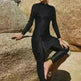 Pure Color Long-sleeved Trousers Fully Surrounded Conservative Beach Surfing Sunscreen ArabSwimsuit EX-STOCK