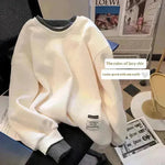 Mujeres cuello redondo con forro de lana