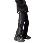 American Zippered Denim Straight Trousers For Men Jeans - EX-STOCK CANADA