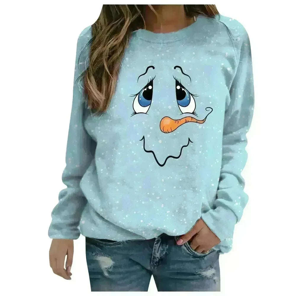 Women Autumn And Winter Funny Christmas Sweatshirt - EX-STOCK CANADA