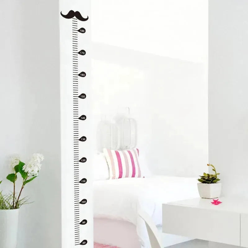 Children's Beard Height Measurement Wall Sticker - EX-STOCK CANADA