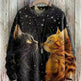 Men's Waffle Crew Neck Sweatshirt Pullover top Unisex - EX-STOCK CANADA