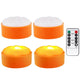 4 Pack Halloween LED Pumpkin Lights Battery Operated Halloween Decoration Lights With 2 Light Modes 4 Timer Setting Remorte Control For Party Pumpkin Decor - EX-STOCK Canada