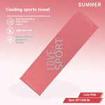 Cold Feeling Towel Outdoor Sports Sweat-absorbent Breathable Towel EX-STOCK Canada 