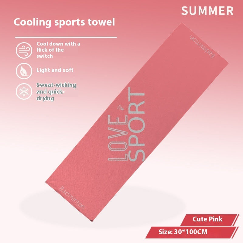 Cold Feeling Towel Outdoor Sports Sweat-absorbent Breathable Towel EX-STOCK Canada 