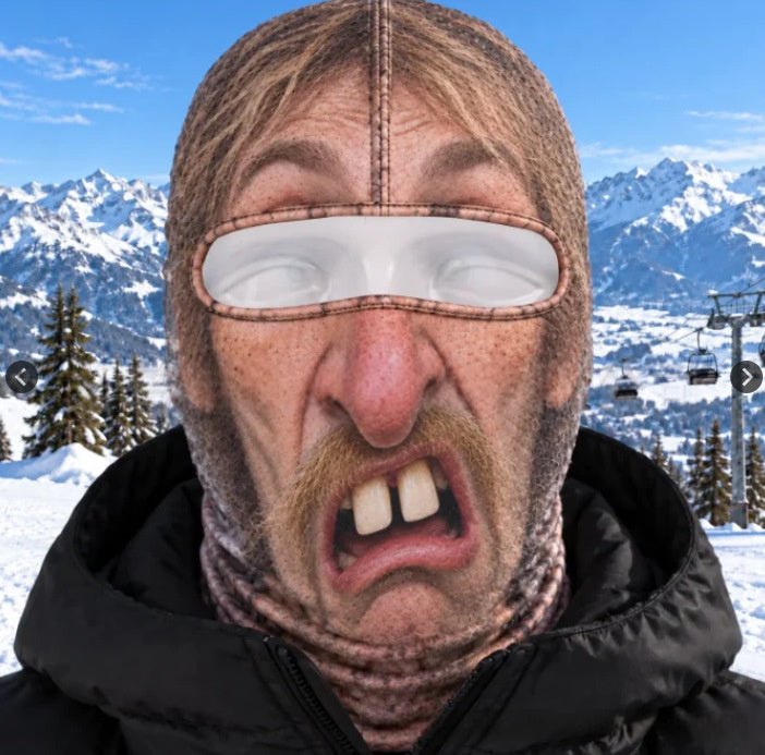 Realistic Winter Ski Face Mask Windproof Thermal Balaclava For Outdoor Sports And Parties | EX-STOCK product gallery photo 12