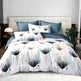 3-piece Set Of Simple And Fresh Blue And White Floral Duvet Cover, Polyester Bedroom Decoration Bedding Set Twin Full Queen King Size EX-STOCK Canada 