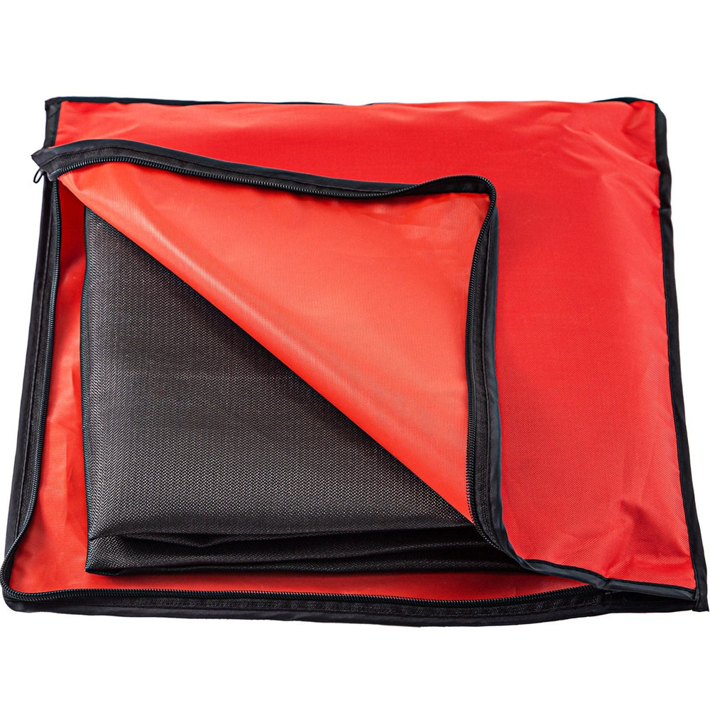 8 X 10 Ft Welding Blanket Black Fiberglass Blanket Portable Fiberglass Fire Retardant Blanket Welding Mat Welding Fireproof Thermal Resistant Insulation With Carry Bag EX-STOCK