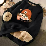Autumn Winter Fleece-lined thick sweatshirt Pullover top for men - EX-STOCK CANADA