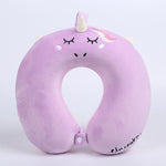 U-shaped Pillow Slow Rebound Memory Foam Neck Pillow Car Travel Afternoon Nap Pillow 