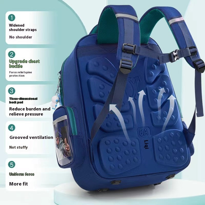 Student Waterproof And Lightweight Astronaut Cartoon Backpack EX-STOCK