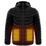 Men's electric heated hooded puffer jacket | EX-STOCK Canada product gallery image 8