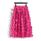 Women's Retro fashion Line  Midi Maxi Prairie Skirt - EX-STOCK CANADA