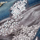 Embroidered Lace Denim Midi Jumper Dress European and American Style - EX-STOCK CANADA