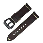 Discoloring Oil Wax Top Layer Cowhide Watch Strap - EX-STOCK CANADA