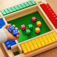 Dice Game,2-4 Player Family Wooden Board Table Math Games For Adults And Kids, 8 Dices Classics Tabletop Version Games For Classroom,Home,Party Or Pub EX-STOCK