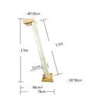 Solid Wood Large Cat Climbing Frame Cat Litter Cat Tree One Cat Shelf - EX-STOCK CANADA
