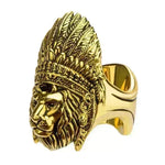Portable Multifunctional Gothic Gold Ring Cigar Holder - EX-STOCK CANADA