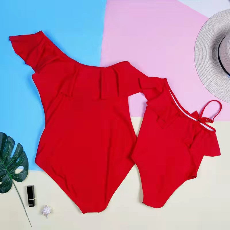 Familien-Badeanzug-Set – Eltern-Kind-Bademode für Mama, Papa, Mädchen, Jungen und Baby