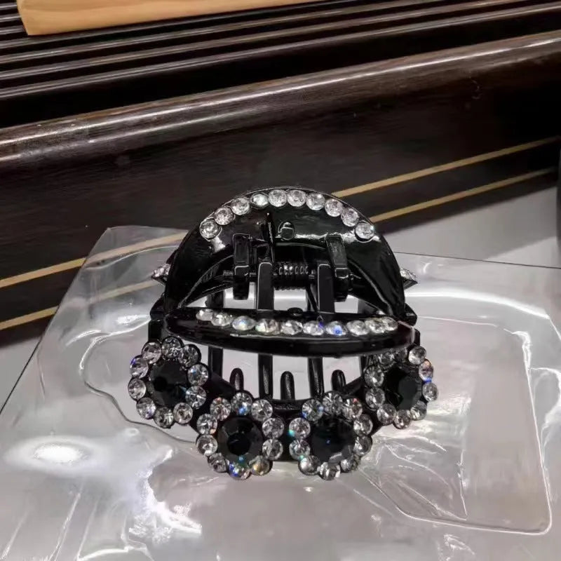 Rhinestone Barrettes High-end Flower Hair Clip - EX-STOCK CANADA