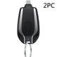 Keychain Power Bank 1500mAh – Portable Emergency Charger for iPhone & USB-C black 