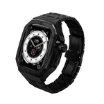 Case de correa de reloj de metal de alto grado integrada Case de protección de acero inoxidable Cubierta de hombres