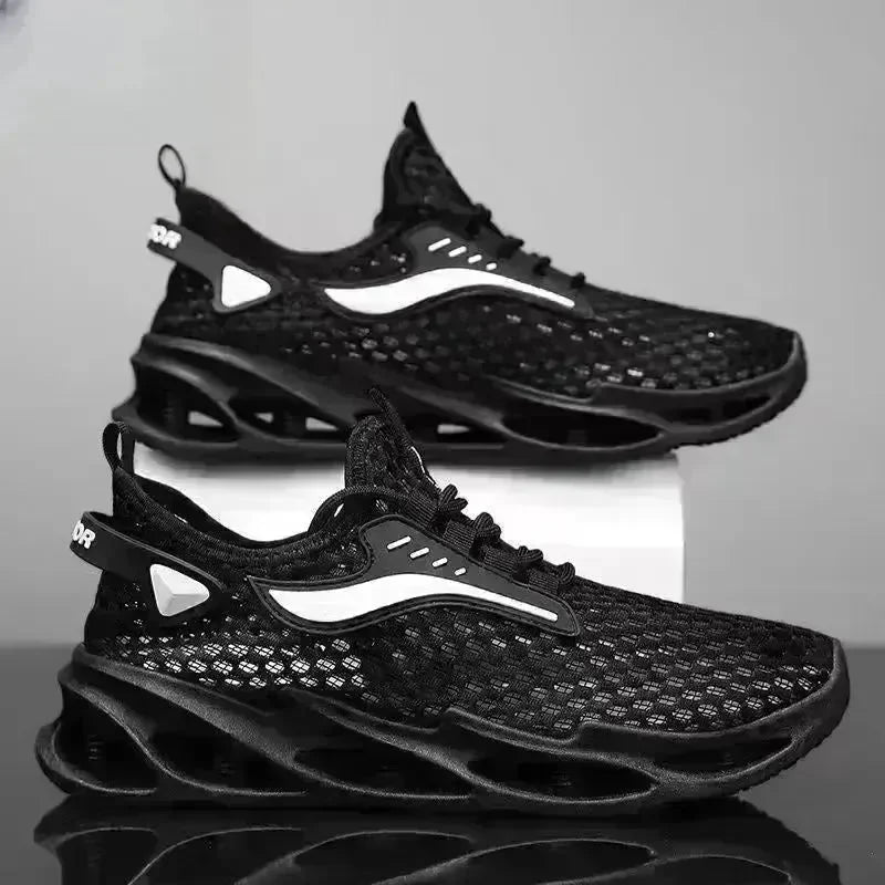 Men's Casual Walking Running Non slip  lace up sneakers - EX-STOCK CANADA