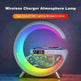 G shaped Wireless Phone Charging Night LED Lamp Bluetooth Speaker - EX-STOCK CANADA