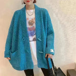 Autumn Winter Button Down Woolen Cashmere sweater Cardigan for women - EX-STOCK CANADA