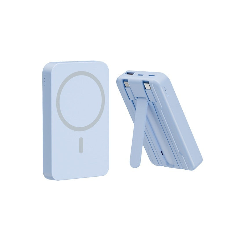 Magnetic Power Bank Mobile Power Supply Wireless Charger With Cable EX-STOCK Canada 