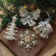 Christmas Decorations Sequins Acrylic Transparent Pendant - EX-STOCK CANADA