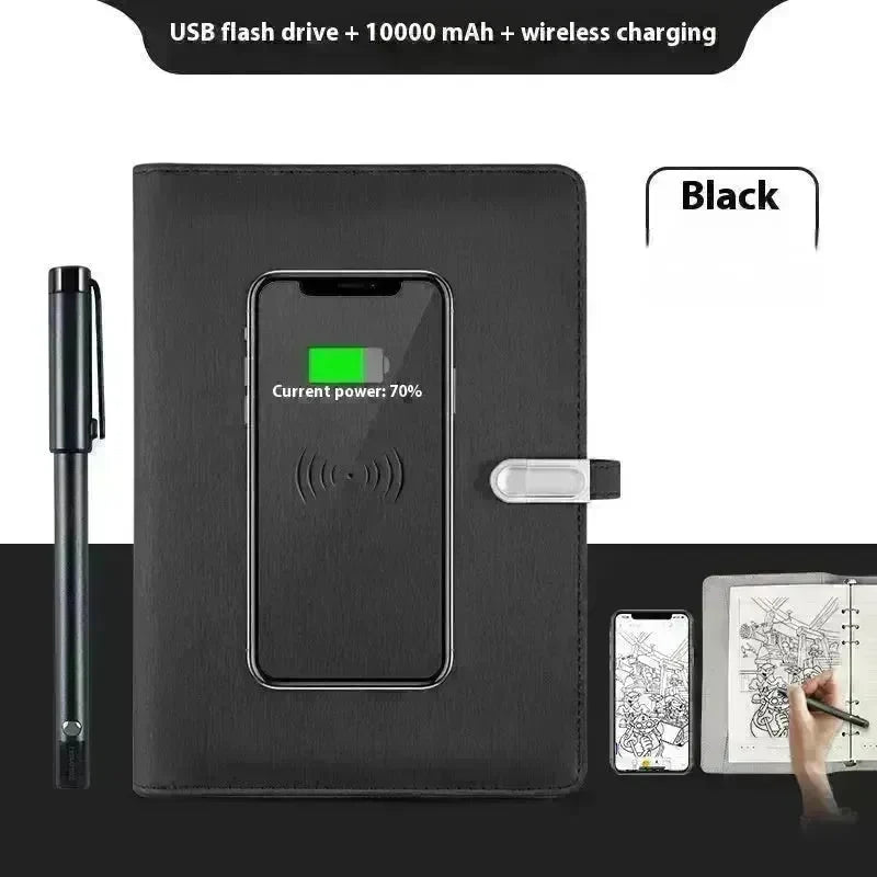 Handwriting Paper Screen Synchronization Smart Fingerprint Lock A5 Notebook - EX-STOCK CANADA