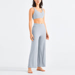 Loose Drawstring Flare Athleisure Wide leg Yoga Pants