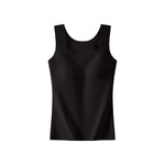 Black tank top on a white background