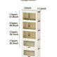 Baby Safety Transparent Opening Lid Indoor Home Decoration Storage Cabinet With Wheels EX-STOCK