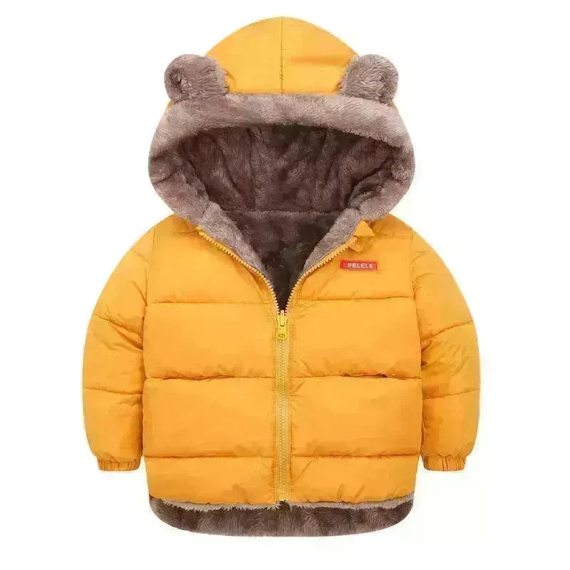 Children Boy's Cotton-padded Fleece Lined Puffer Winter Jacket for Kids - EX-STOCK CANADA