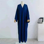 Acrylic Casual Cardigan Plus Size Robe Abaya Dress for Arab Dubai Turkey Middle East Women - EX-STOCK CANADA