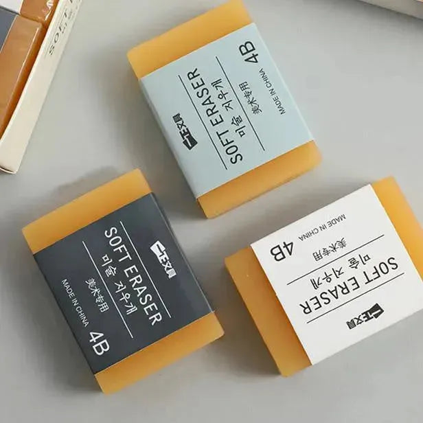 High Quality 4B Pencil Eraser Big Art Plastic Rubber for Artist Pencil Sketch Student Stationery Eraser School Office Supply - EX-STOCK CANADA