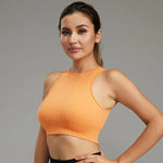 Shockproof Workout Bra Short One-piece Chest Pad Yoga Clothes - EX-STOCK CANADA