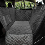 Dog Car Seat Cover View Mesh Pet Carrier Hammock Safety Protector Car Rear Back Seat Mat With Zipper And Pocket For Travel - EX-STOCK CANADA