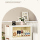 Baby Safety Transparent Opening Lid Indoor Home Decoration Storage Cabinet With Wheels EX-STOCK