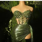 Vestido de corsé sin tirantes Tubo para mujeres
