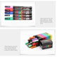 Advertising Pen Doodle 0.9 Acrylic Marker 8 Colors Set - EX-STOCK CANADA