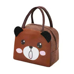 Bolsa de lonchera de dibujos animados lonteo lindo portátil
