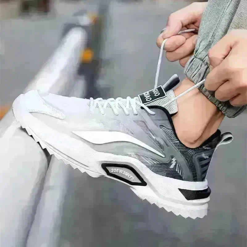 Lace-up Dad Shoes Fashion Thick-soled Sports Shoes Casual Breathable Sneakers For Men - EX-STOCK CANADA