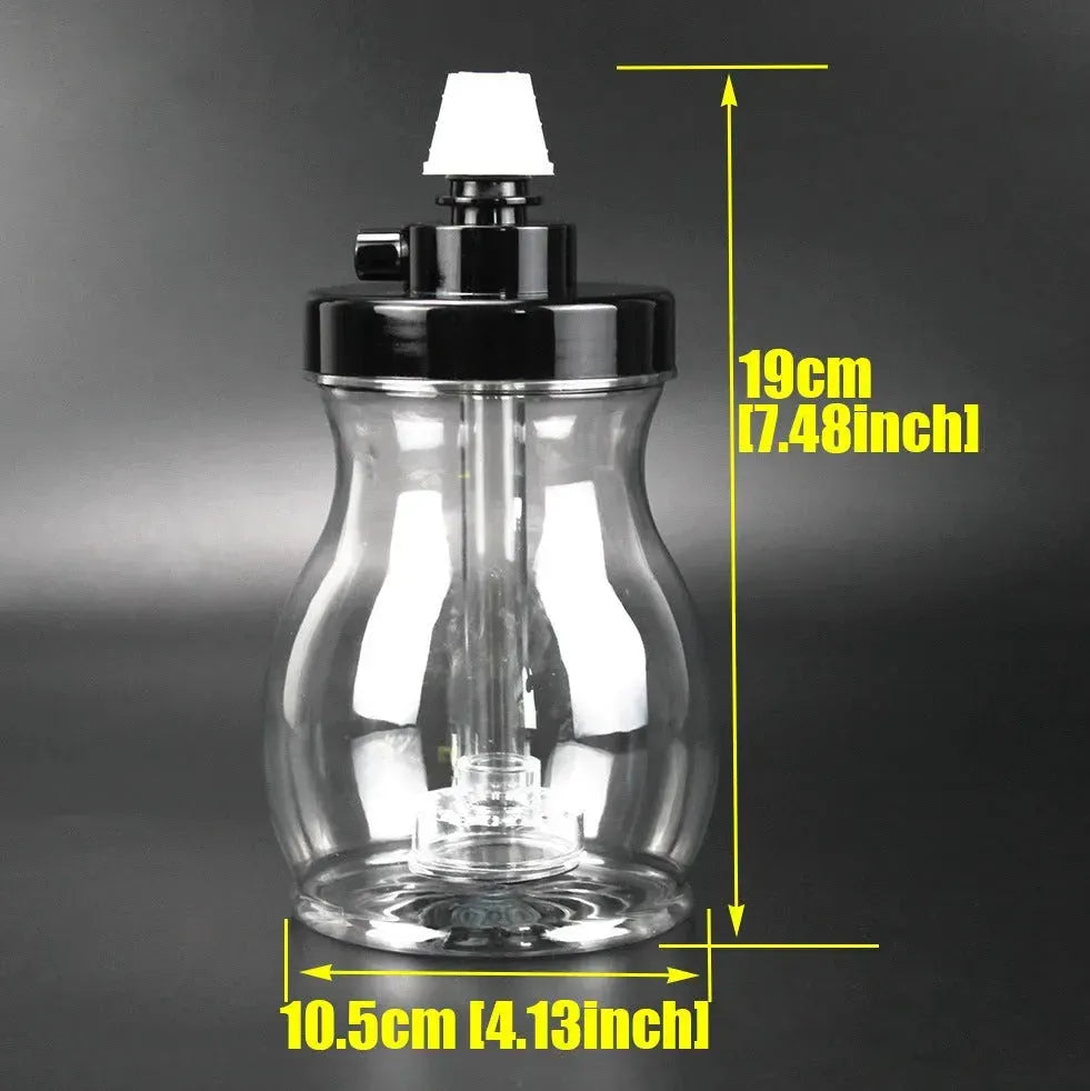 Portable Transparent White Plastic Hookah Full Set Of Accessories - EX-STOCK CANADA