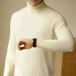 Pure Wool Thermal Slim Fit Turtleneck Sweater for Men - EX-STOCK CANADA
