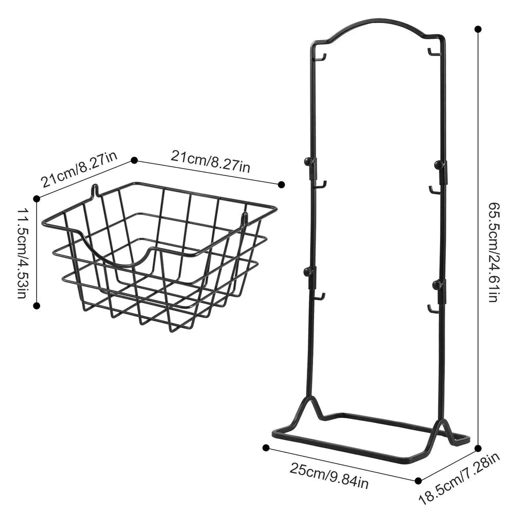 Simple Multi-layer Iron Can Be Shaken Storage Shelf Kitchen Organizer - EX-STOCK CANADA