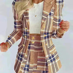 Women  Slim fitted Formal Fashion Short Skirt suit co ord skirt set for women - EX-STOCK CANADA